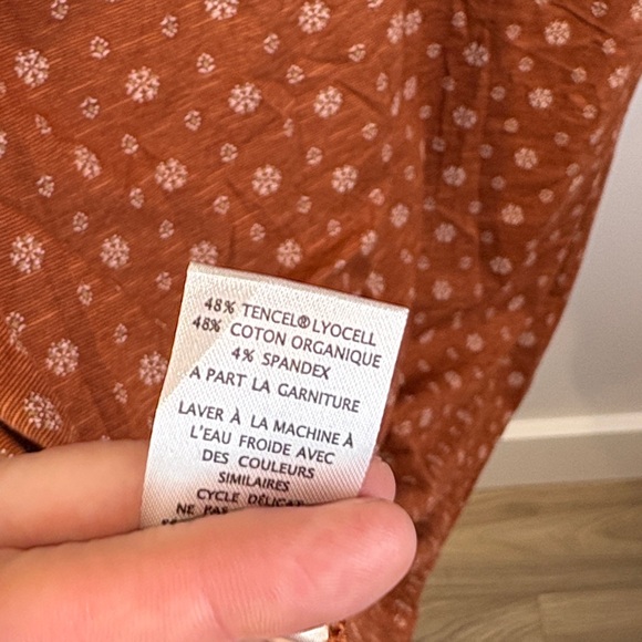 Toad&Co Rust coloured Dress size L - Picture 7 of 7